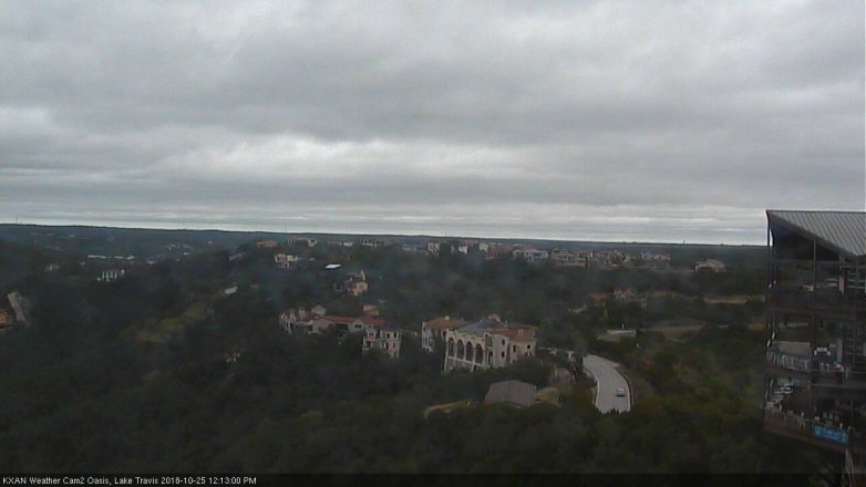 Lake Travis webcam, October 25, 2018 11:15 AM CT