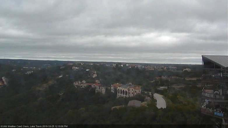 Lake Travis webcam, October 25, 2018 11:20 AM CT