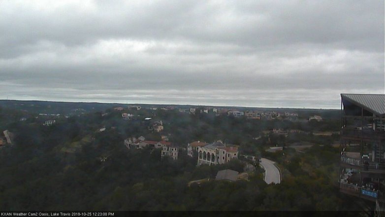 Lake Travis webcam, October 25, 2018 11:25 AM CT