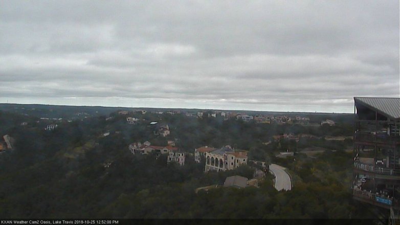 Lake Travis webcam, October 25, 2018 11:55 AM CT