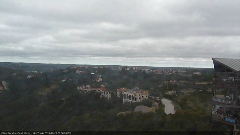 Lake Travis webcam, October 25, 2018 12:10 PM CT