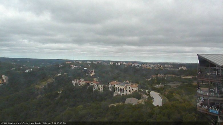 Lake Travis webcam, October 25, 2018 12:35 PM CT