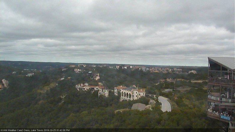 Lake Travis webcam, October 25, 2018 12:45 PM CT