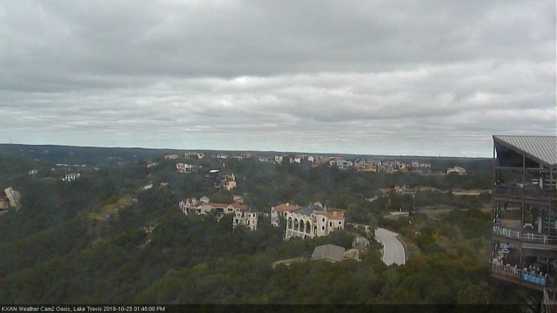Lake Travis webcam, October 25, 2018 12:50 PM CT