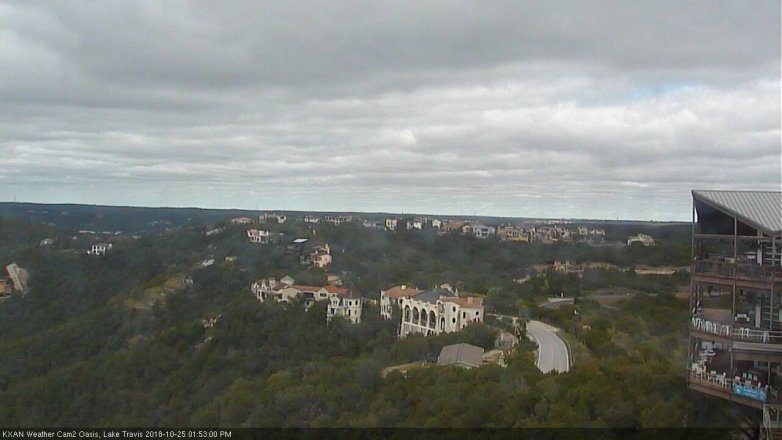Lake Travis webcam, October 25, 2018 12:55 PM CT