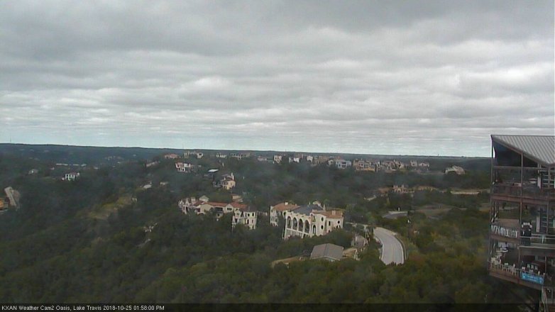 Lake Travis webcam, October 25, 2018 1:00 PM CT