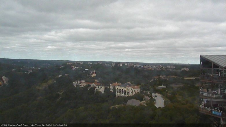Lake Travis webcam, October 25, 2018 1:05 PM CT