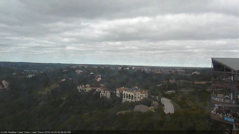 Lake Travis webcam, October 25, 2018 1:10 PM CT