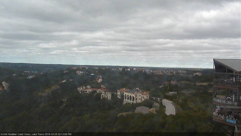 Lake Travis webcam, October 25, 2018 1:15 PM CT