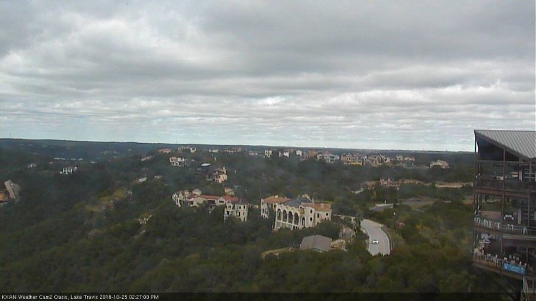 Lake Travis webcam, October 25, 2018 1:30 PM CT