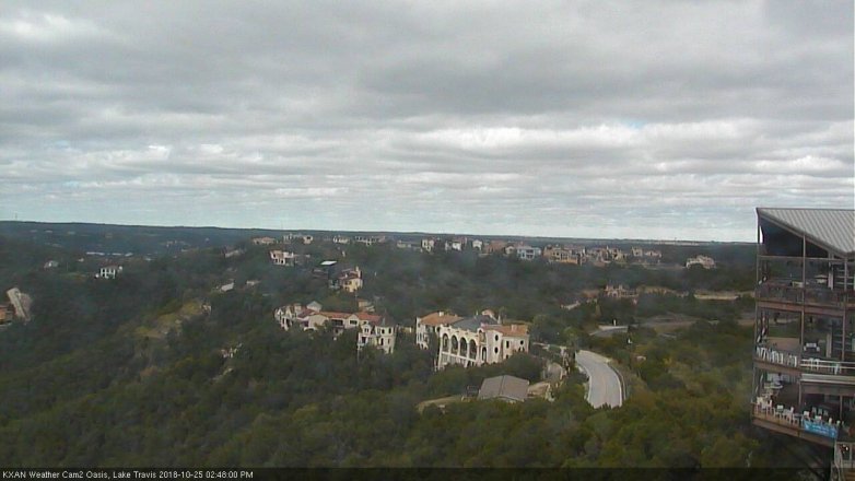 Lake Travis webcam, October 25, 2018 1:50 PM CT