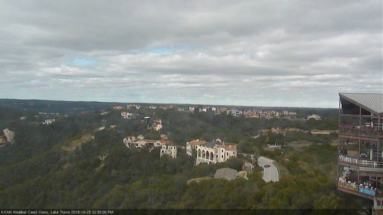 Lake Travis webcam, October 25, 2018 2:00 PM CT