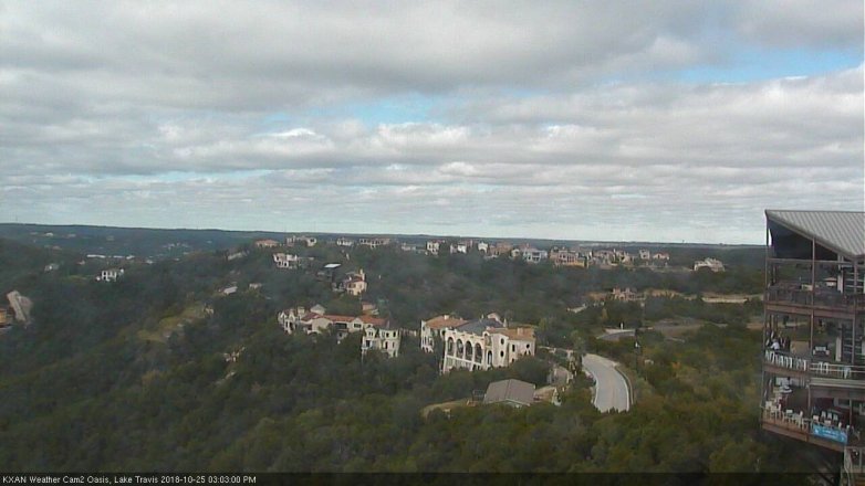 Lake Travis webcam, October 25, 2018 2:05 PM CT