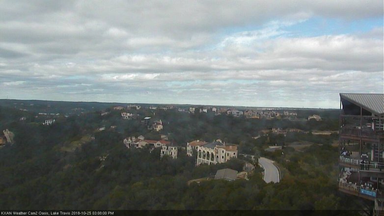 Lake Travis webcam, October 25, 2018 2:10 PM CT