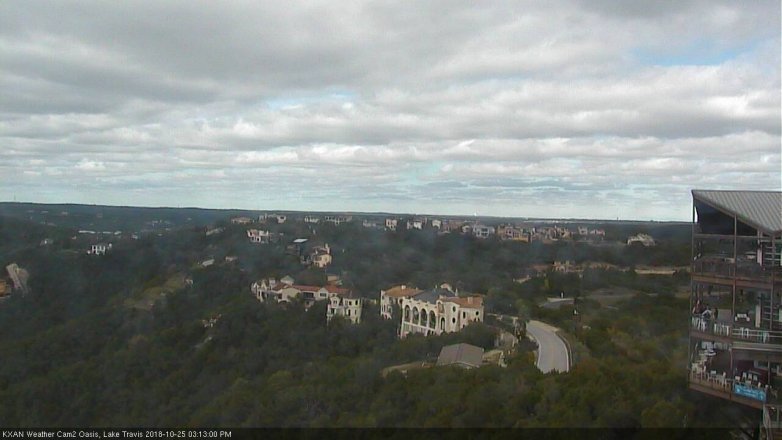 Lake Travis webcam, October 25, 2018 2:15 PM CT