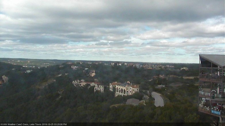Lake Travis webcam, October 25, 2018 2:30 PM CT