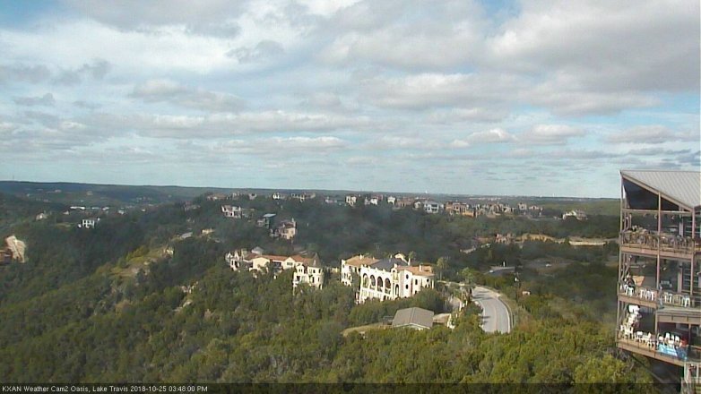Lake Travis webcam, October 25, 2018 2:50 PM CT