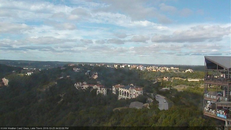Lake Travis webcam, October 25, 2018 3:05 PM CT