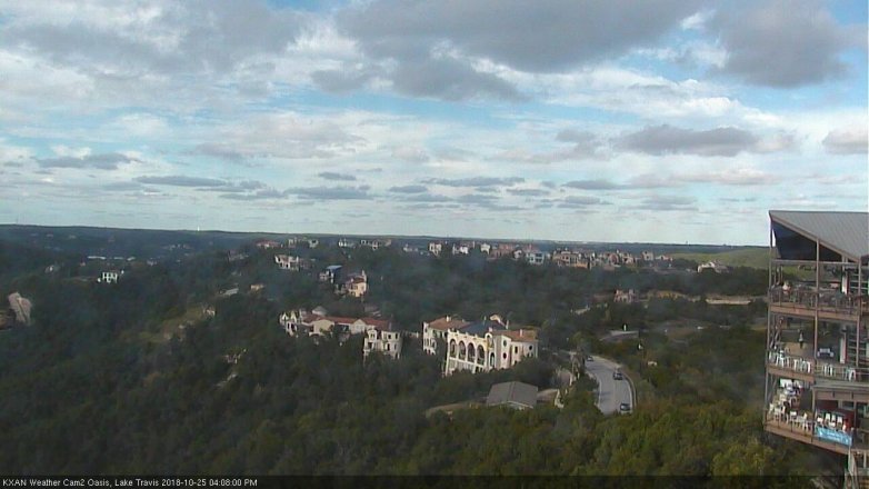 Lake Travis webcam, October 25, 2018 3:10 PM CT