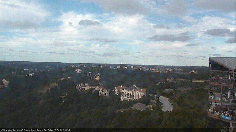 Lake Travis webcam, October 25, 2018 3:25 PM CT