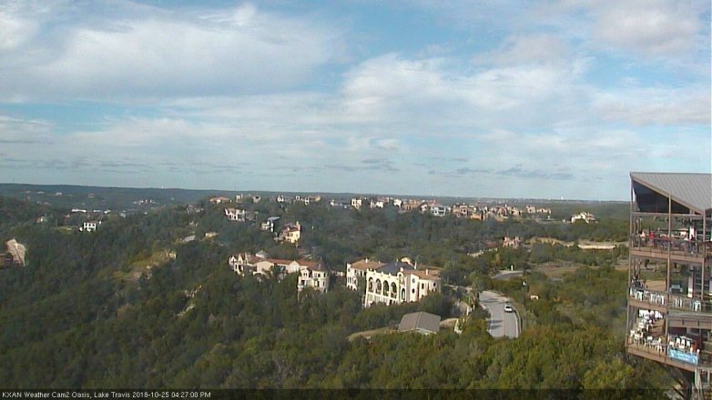 Lake Travis webcam, October 25, 2018 3:30 PM CT