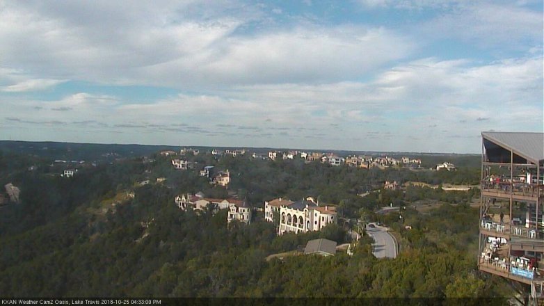Lake Travis webcam, October 25, 2018 3:35 PM CT
