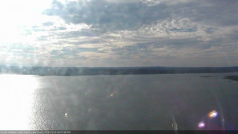Lake Travis webcam, October 25, 2018 4:00 PM CT