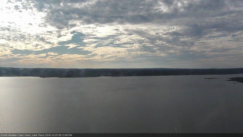 Lake Travis webcam, October 25, 2018 4:15 PM CT