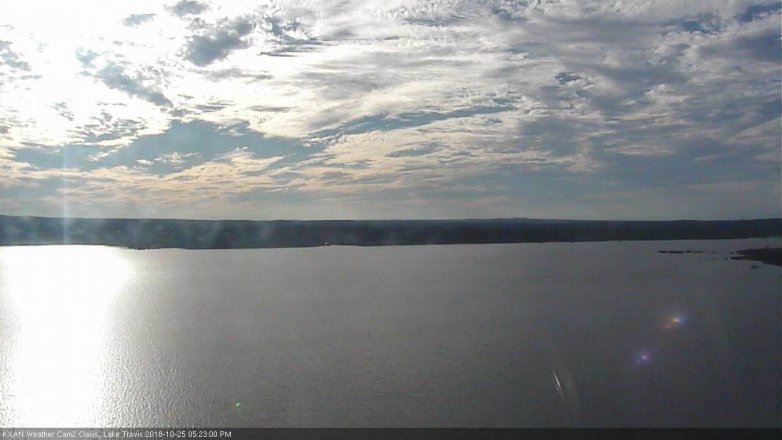 Lake Travis webcam, October 25, 2018 4:25 PM CT