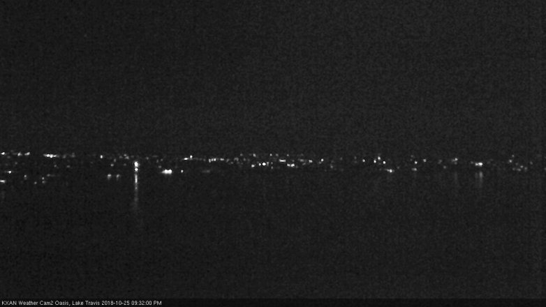 Lake Travis webcam, October 25, 2018 8:35 PM CT