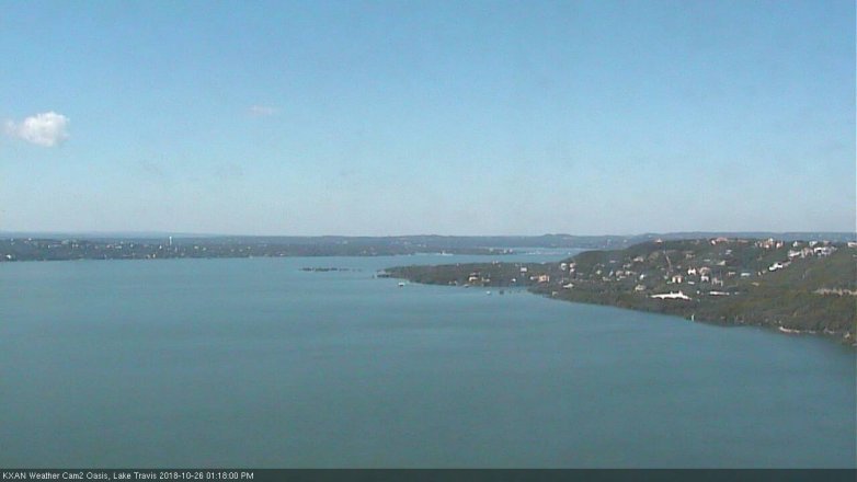 Lake Travis webcam, October 26, 2018 12:20 PM CT