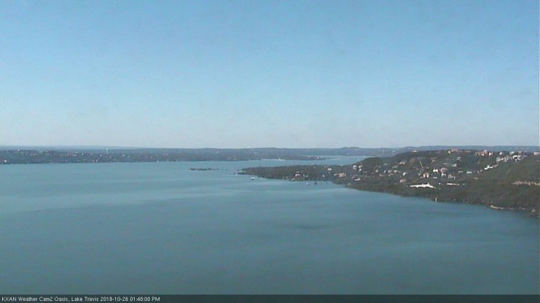 Lake Travis webcam, October 26, 2018 12:50 PM CT