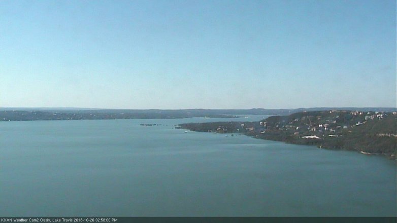 Lake Travis webcam, October 26, 2018 2:00 PM CT