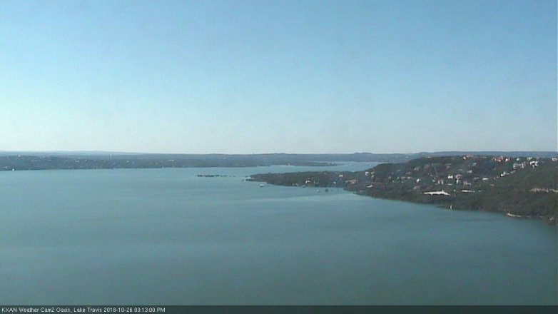 Lake Travis webcam, October 26, 2018 2:15 PM CT