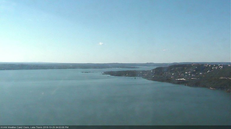 Lake Travis webcam, October 26, 2018 3:05 PM CT