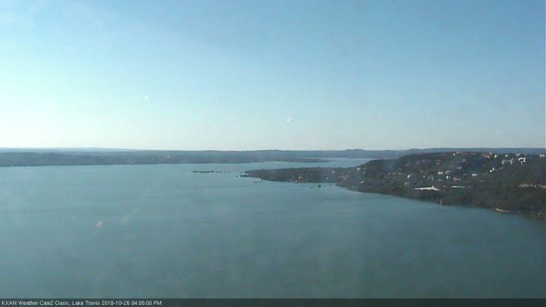 Lake Travis webcam, October 26, 2018 3:10 PM CT