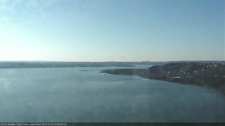 Lake Travis webcam, October 26, 2018 4:10 PM CT