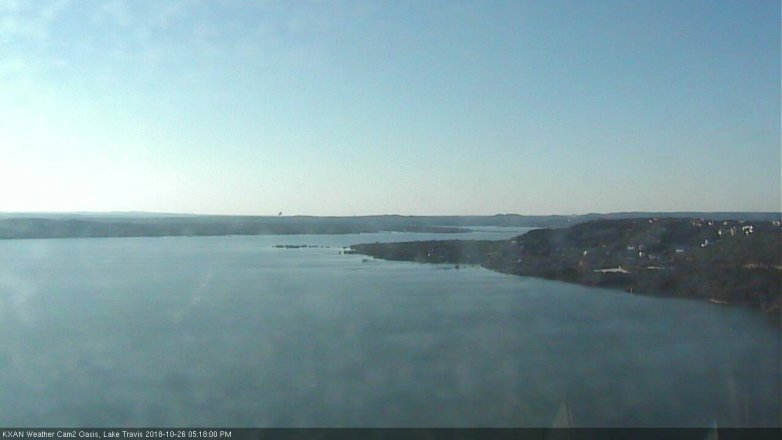Lake Travis webcam, October 26, 2018 4:20 PM CT