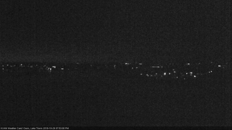 Lake Travis webcam, October 26, 2018 6:55 PM CT