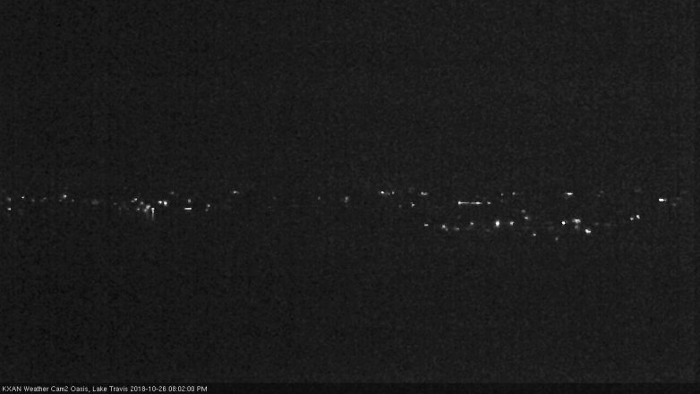 Lake Travis webcam, October 26, 2018 7:05 PM CT