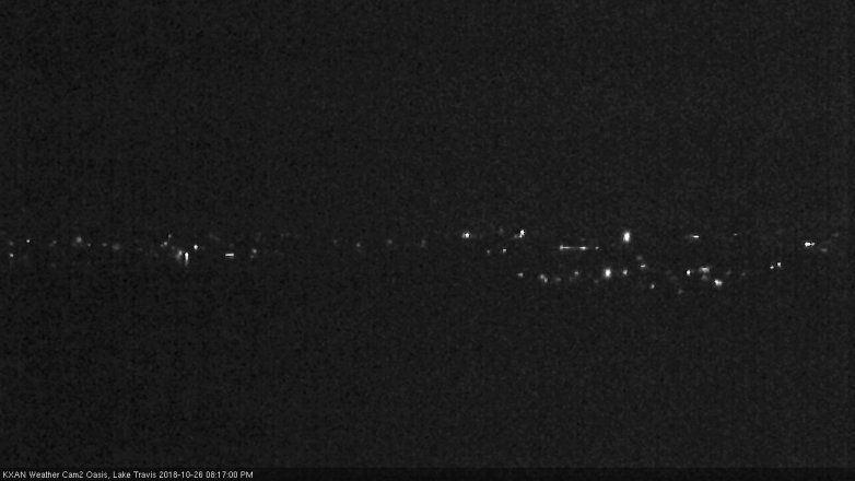 Lake Travis webcam, October 26, 2018 7:20 PM CT