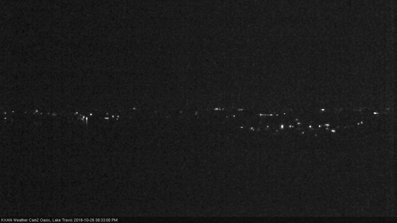 Lake Travis webcam, October 26, 2018 7:35 PM CT