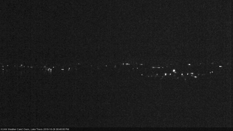 Lake Travis webcam, October 26, 2018 7:50 PM CT