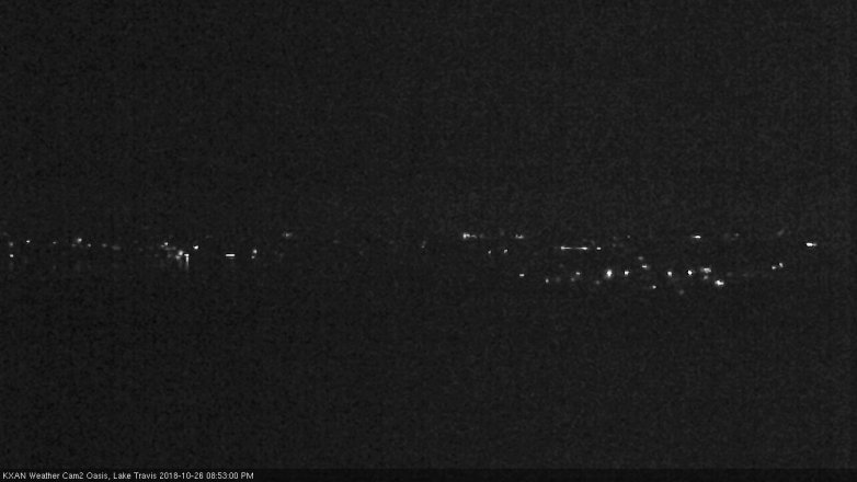 Lake Travis webcam, October 26, 2018 7:55 PM CT