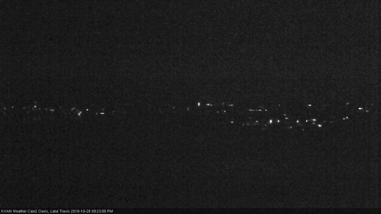 Lake Travis webcam, October 26, 2018 8:25 PM CT