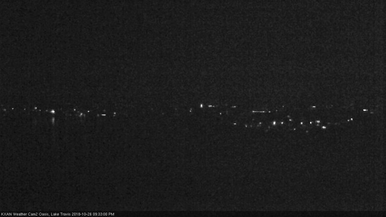 Lake Travis webcam, October 26, 2018 8:35 PM CT