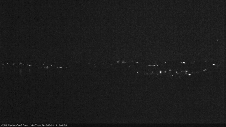 Lake Travis webcam, October 26, 2018 9:15 PM CT