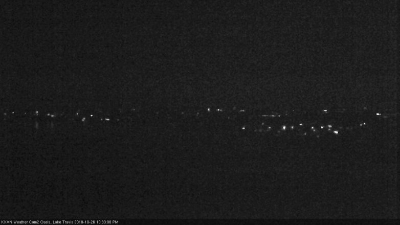 Lake Travis webcam, October 26, 2018 9:35 PM CT