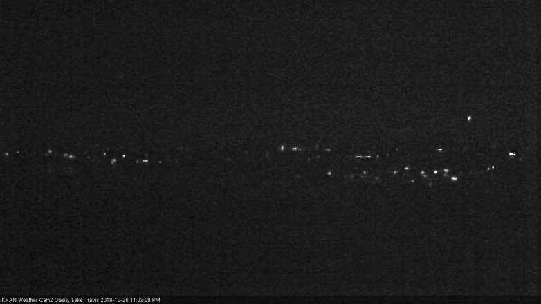 Lake Travis webcam, October 26, 2018 10:05 PM CT
