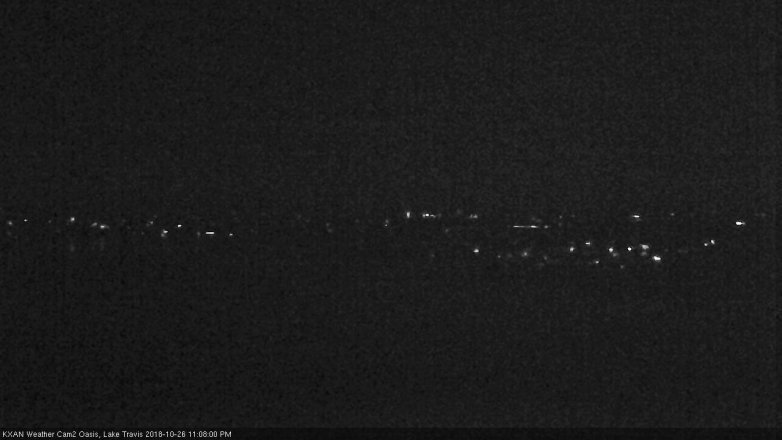 Lake Travis webcam, October 26, 2018 10:10 PM CT